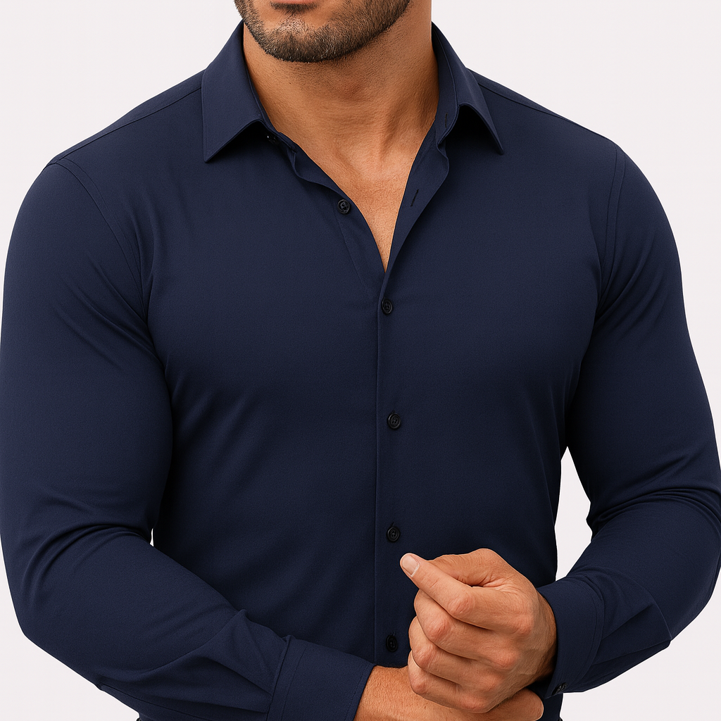Camisa de Vestir Elástica