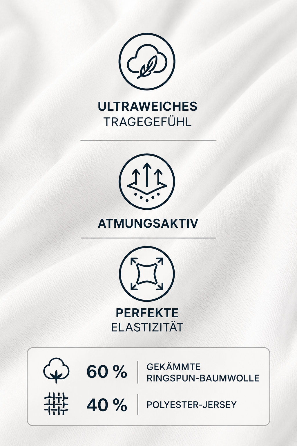 [KAUFEN SIE 4, ERHALTEN SIE 6] Pure™ Tech T-Shirt® 6er-Pack | Limitierte Edition