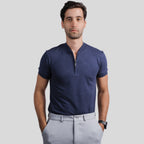 [PURE]  2-Pack Vienna Pima Zip Polo Shirts (CLEARANCE)
