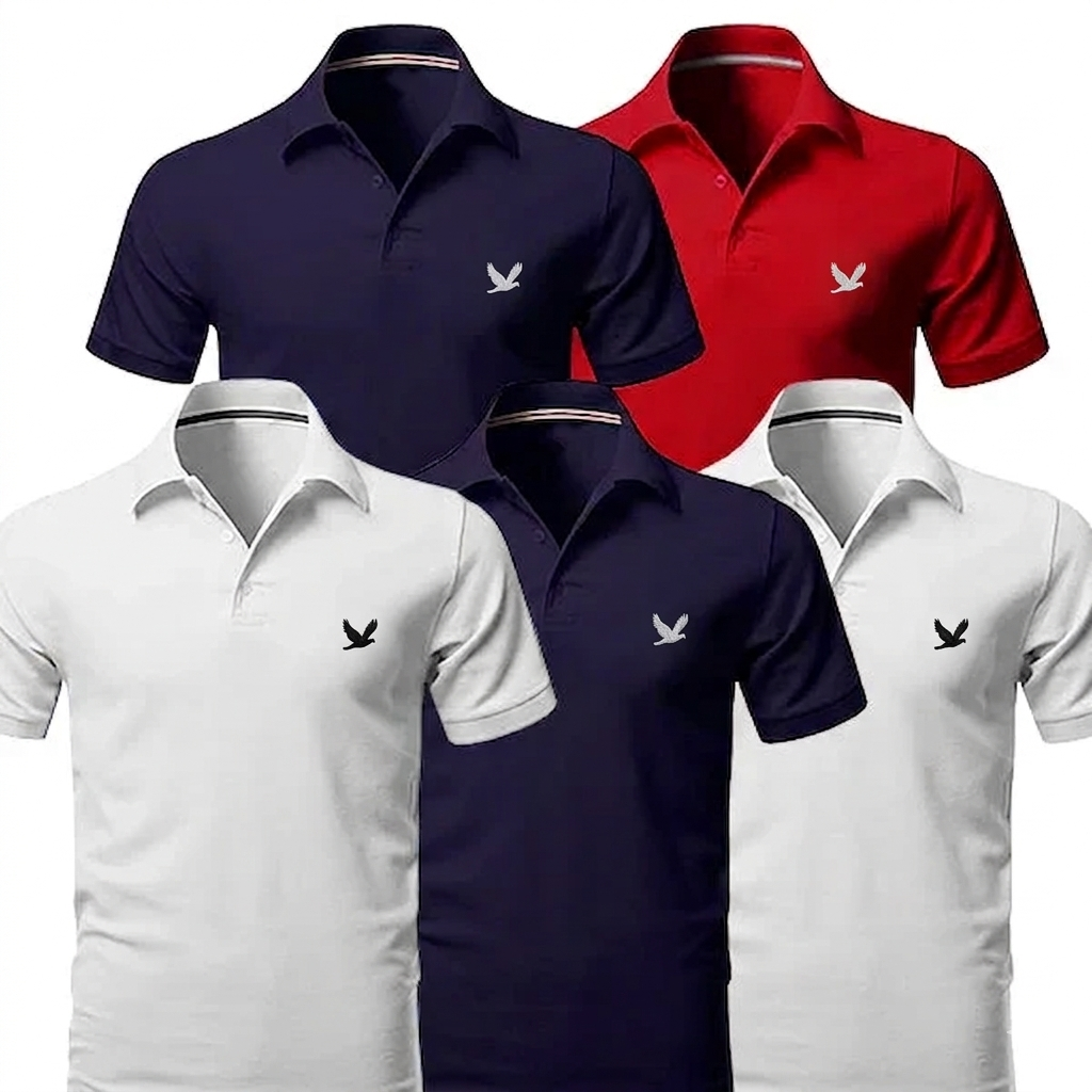 [BUY 3 GET 5]  Pure™ Essential Polo 5 Pack | Limited Edition