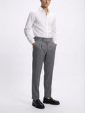 IVAR® Steel Grey Pleated Gurkha Pants