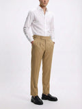 IVAR® Khaki Pleated Gurkha Pants