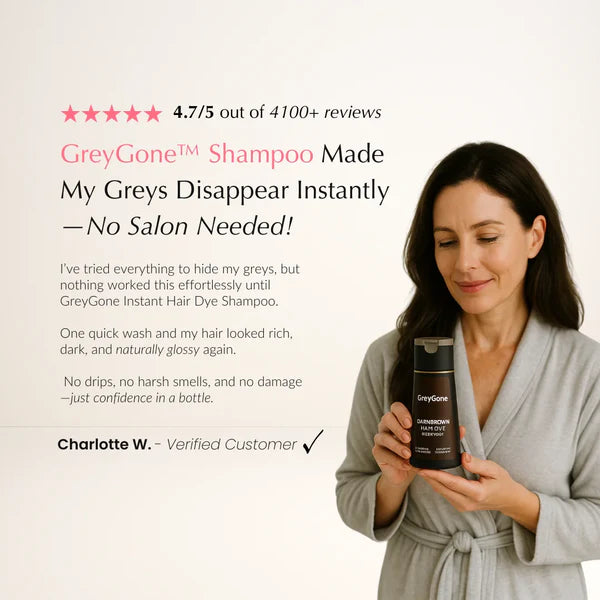 GreyGone™ Instant Hair Dye Shampoo [50% OFF + FREE SHIPPING]