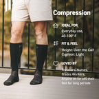 PureClo™ | Ultra-Soft Alpaca Compression Socks: All-Day Recovery & Zero Swelling