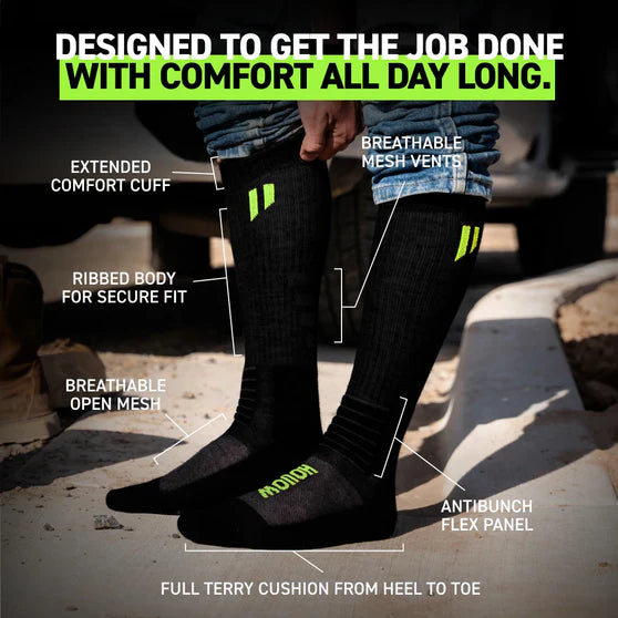 PureClo™ Trades Socks - Ultra-Durable Baby Alpaca Performance