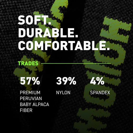 PureClo™ Trades Socks - Ultra-Durable Baby Alpaca Performance