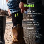 PureClo™ Trades Socks - Ultra-Durable Baby Alpaca Performance