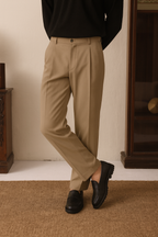 IVAR® Khaki Adjustable pleated pants
