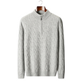 NOBA WOOL CABLE HALF ZIP