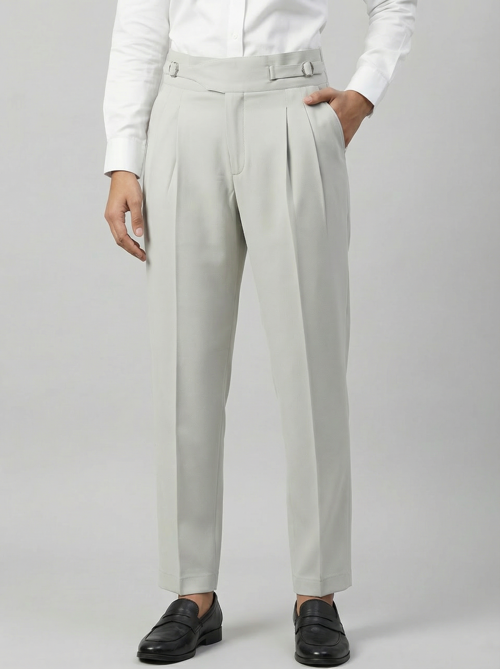 Grey Gurkha Pants