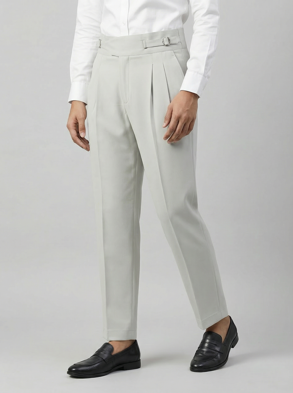 Grey Gurkha Pants