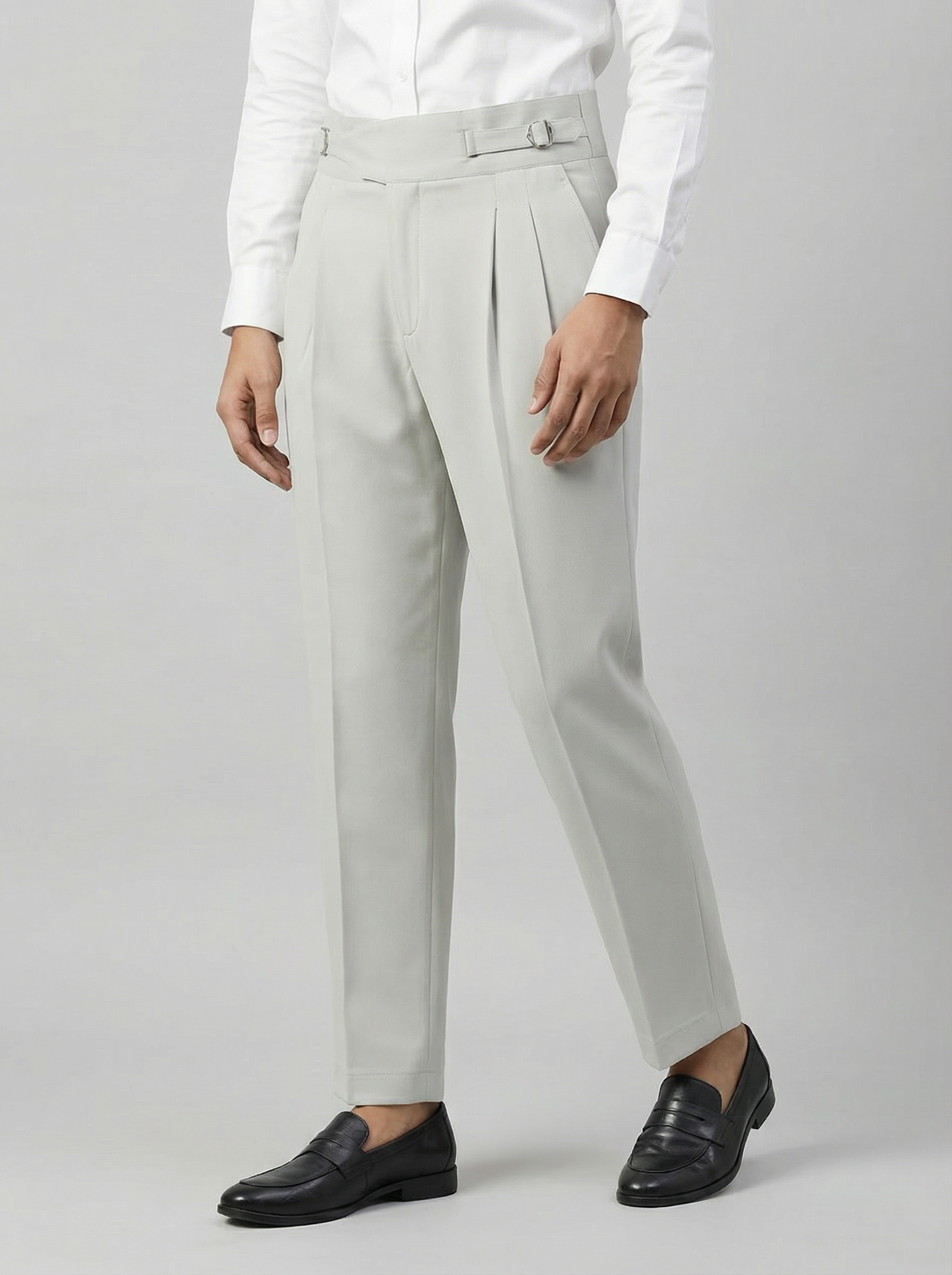 Grey Gurkha Pants