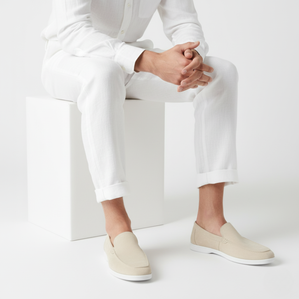 NOBA Suede Loafers