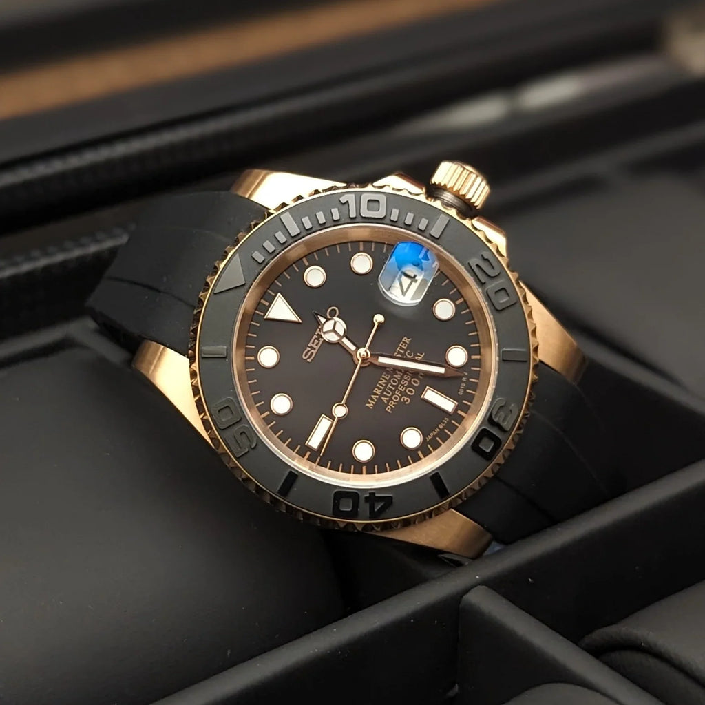 WATCH MOD YACHT | ROSE GOLD BLACK