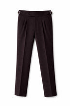 IVAR® Walnut Brown Pleated Gurkha Pants