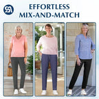 Pure StretchActive - NEW YEAR'S SALE 57% OFF - Women's Ultra Soft Stretch Perfect Drape Casual Pants