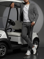 Modern Side Stripe Blazer Pants Set