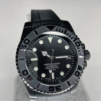 WATCH MOD MARINER | FULL BLACK | SILICONE STRAP