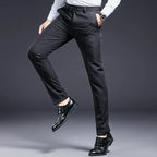 Premium Men's Suit Trousers Striped - Pure - PURECLO