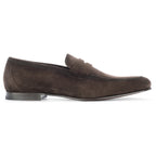 Aldrin Brown Aero Suede Penny Loafer