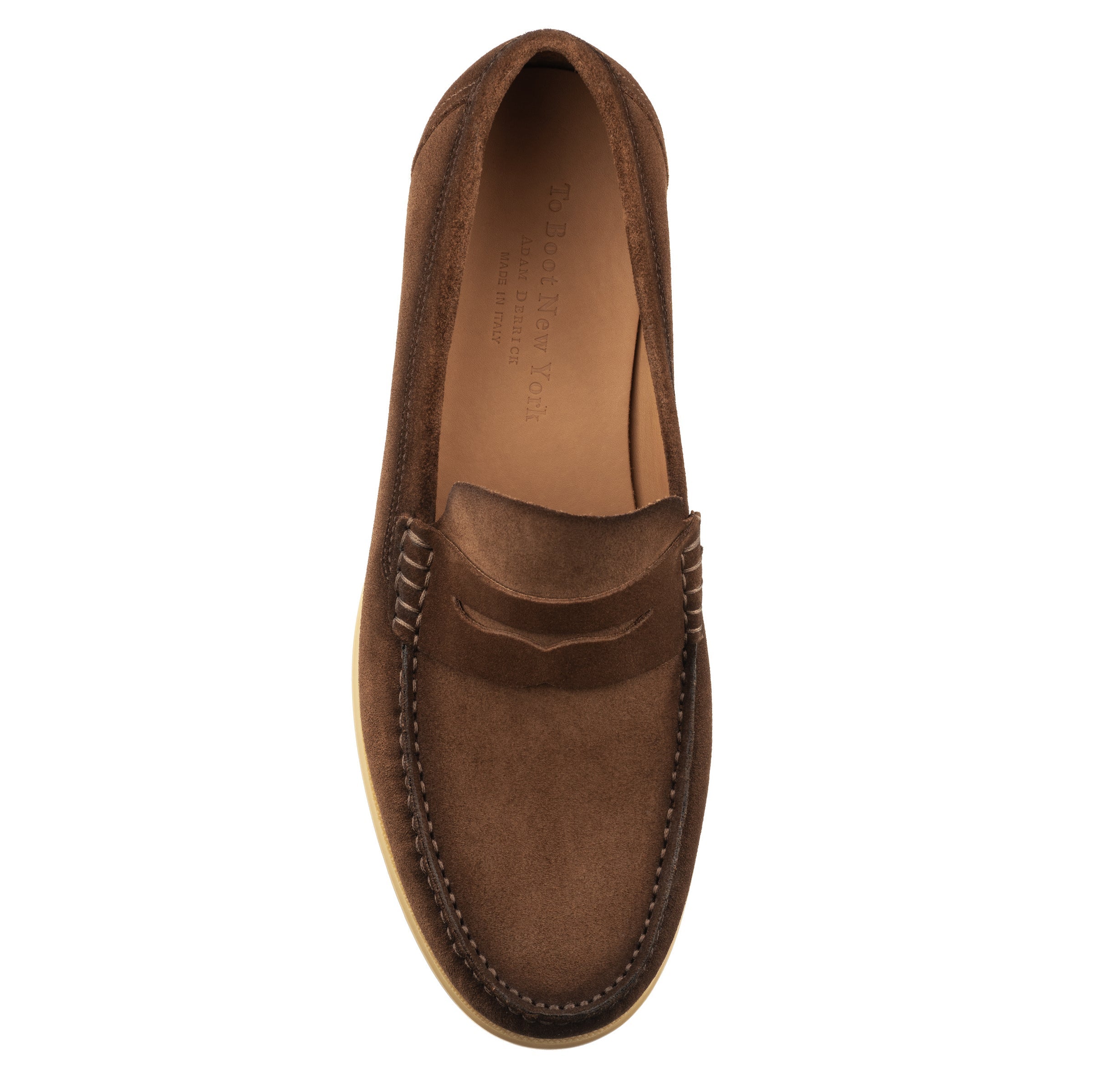 Bennett Brown Suede College Penny Loafer