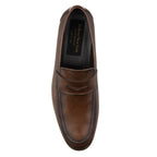 Aldrin Brown Calf Leather Penny Loafer