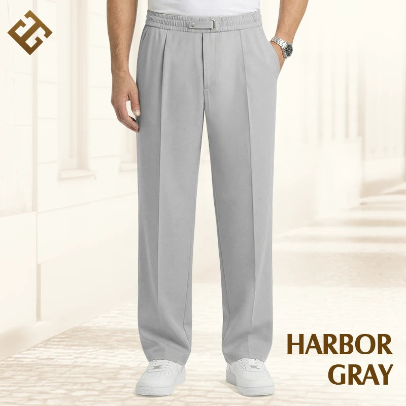 EaseTailor Calça Masculina Reta Smart Comfort