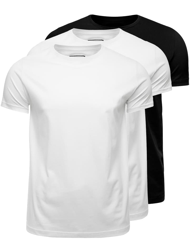 Kit 3 Camisetas Algodão Egípcio