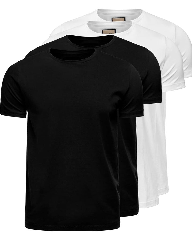Kit 4 Camisetas Algodão Egípcio