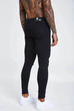 Legend London Jeans Black Jeans - Ripped & Repaired