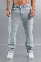 Legend London Jeans CARPENTER JEANS - BLEACH WASH