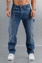 Legend London Jeans CARPENTER JEANS - MID BLUE
