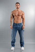 Legend London Jeans CARPENTER JEANS - MID BLUE