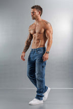 Legend London Jeans CARPENTER JEANS - MID BLUE