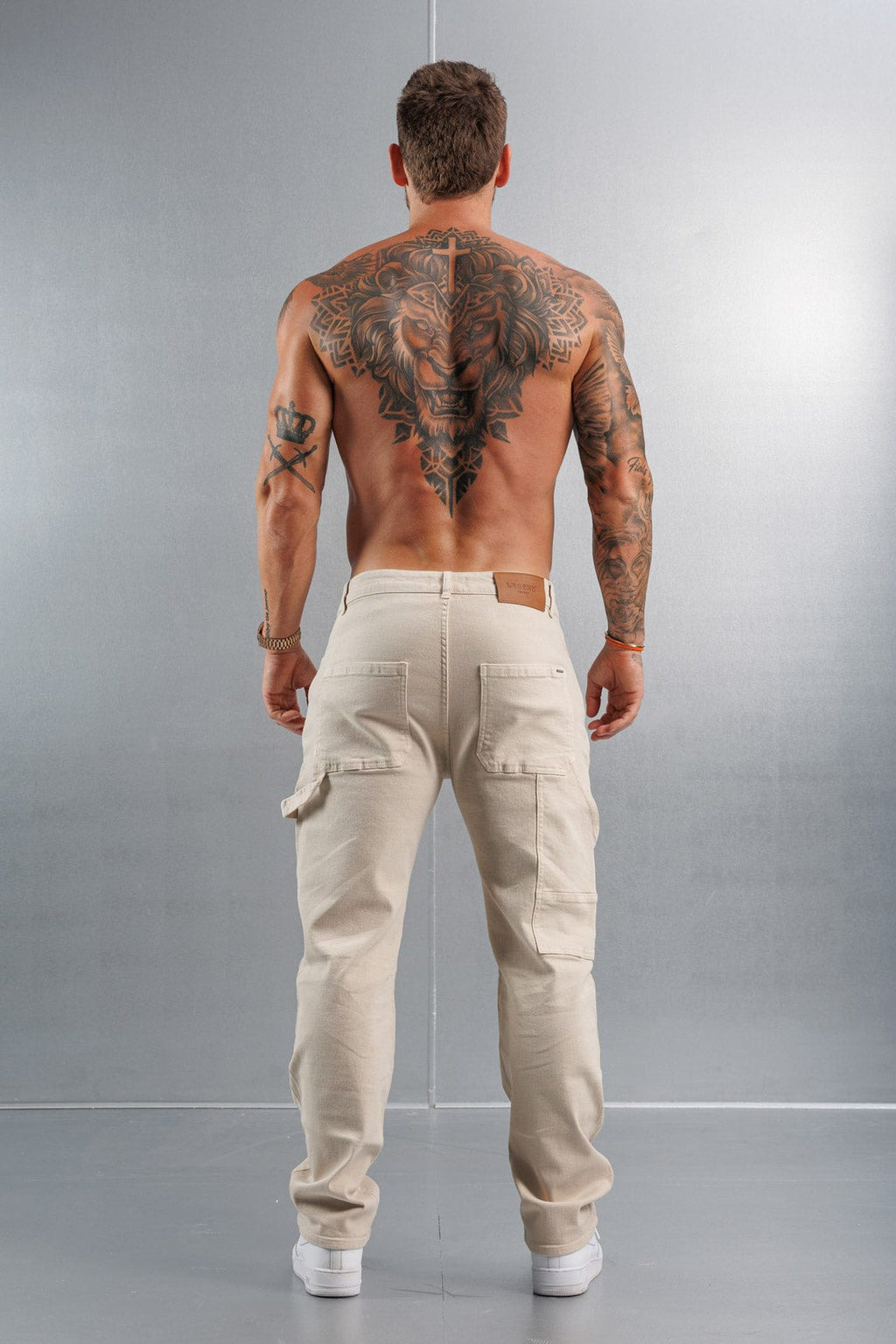Legend London Jeans CARPENTER JEANS - OFF WHITE
