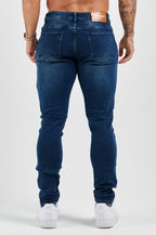 Legend London Jeans - slim 2.0 SLIM FIT JEANS 2.0 - DARK INDIGO FADED