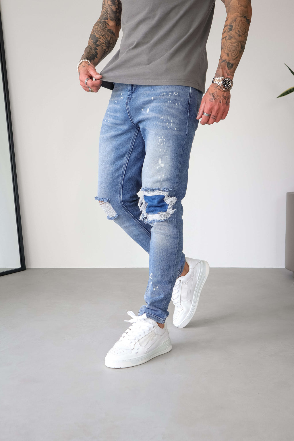 Legend London Jeans - slim 2.0 SLIM FIT JEANS 2.0 - PAINT BLUE