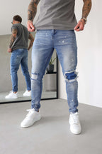 Legend London Jeans - slim 2.0 SLIM FIT JEANS 2.0 - PAINT BLUE