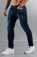 Legend London Jeans - slim 2.0 SLIM FIT JEANS 2.0 - WASHED DARK BLUE