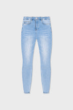 Legend London Jeans - spray on LIGHT BLUE JEANS - NON RIPPED