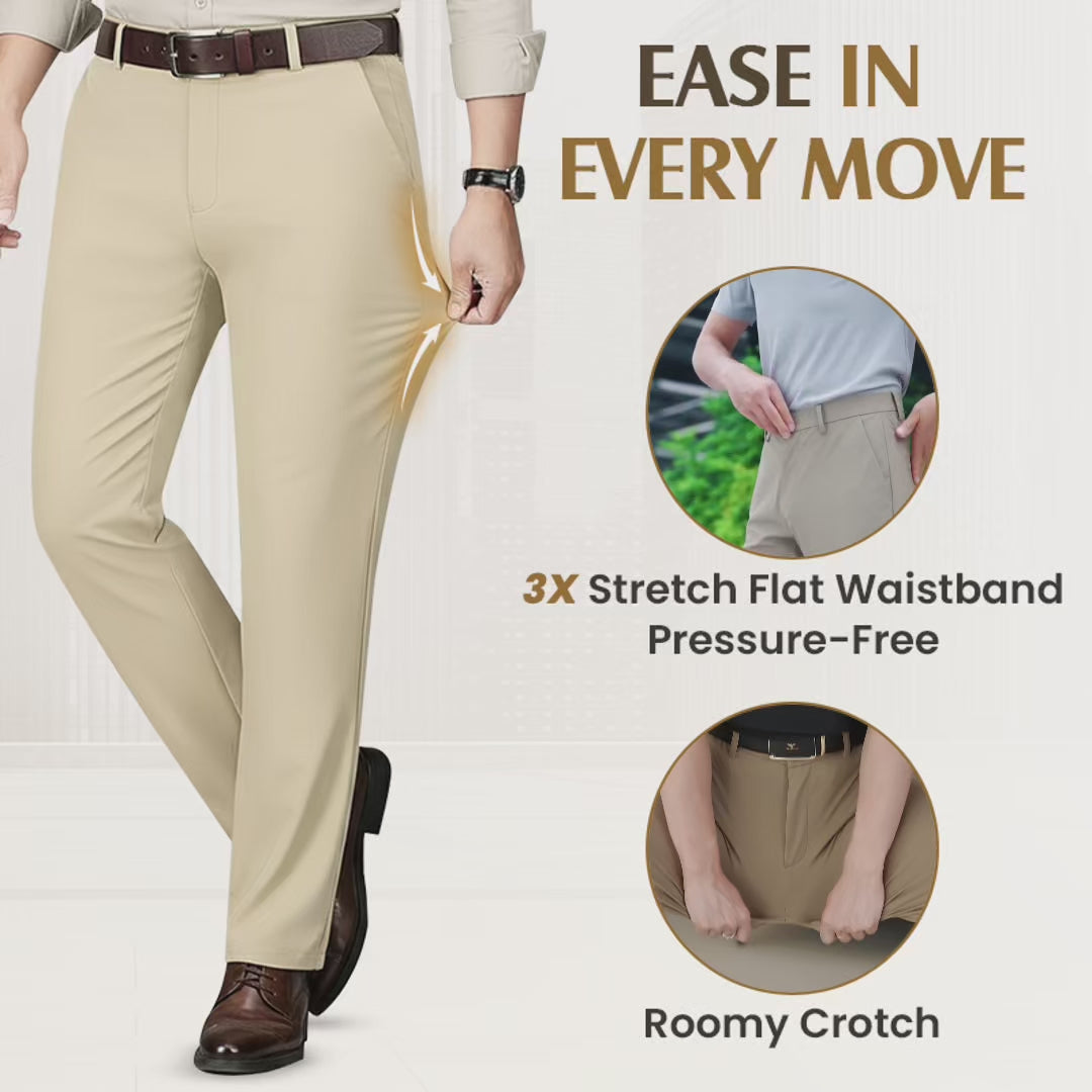 [BUY 1 GET 2 FREE]  Pure™  TimelessFlex – Classic Straight Fit 4-Way Stretch Pants