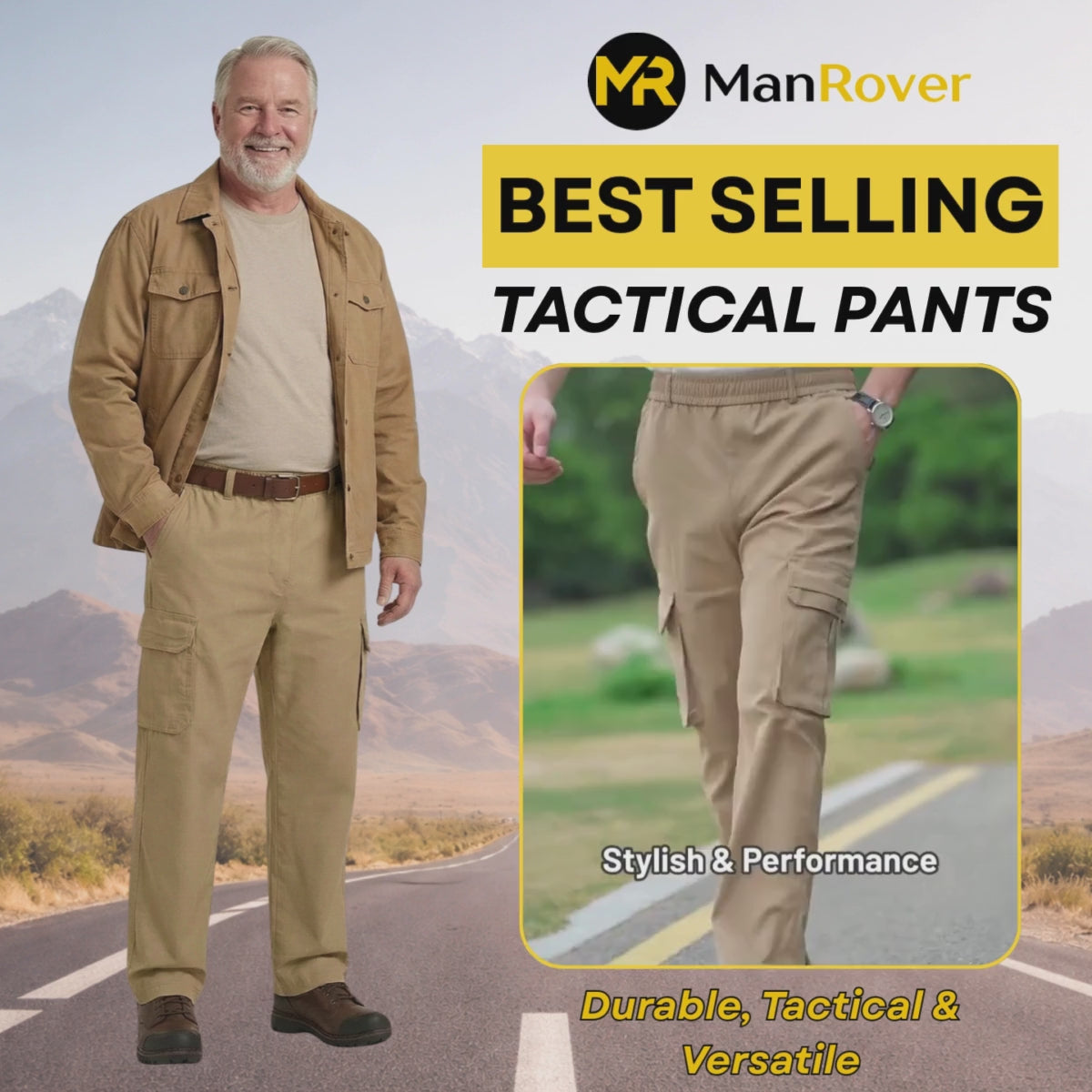 PURE FlexRover - Ultra Comfort Flex Fit Cargohose