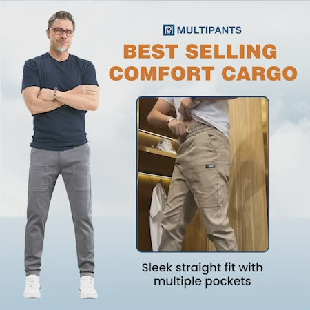 Pure™ MultiPants - High Stretch Multi-pocket Durable Cargo Pants