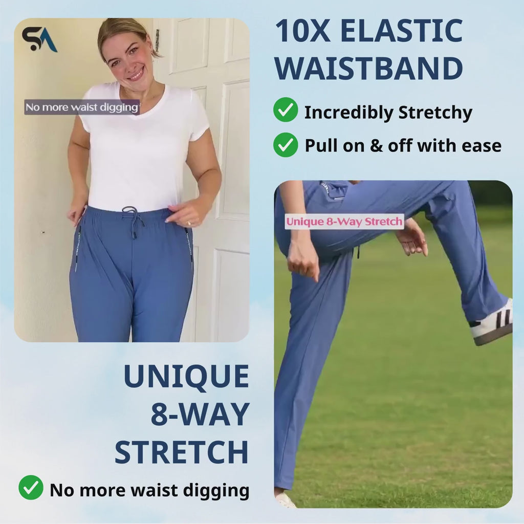 Pure StretchActive - NEW YEAR'S SALE 57% OFF - Women's Ultra Soft Stretch Perfect Drape Casual Pants