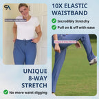 Pure StretchActive - NEW YEAR'S SALE 57% OFF - Women's Ultra Soft Stretch Perfect Drape Casual Pants