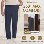 EaseTailor - Flexible Straight Fit Smart Comfort Pants