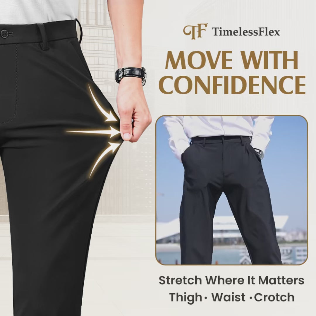 Pure TimelessFlex – Classic Straight Fit 4-Way Stretch Pants