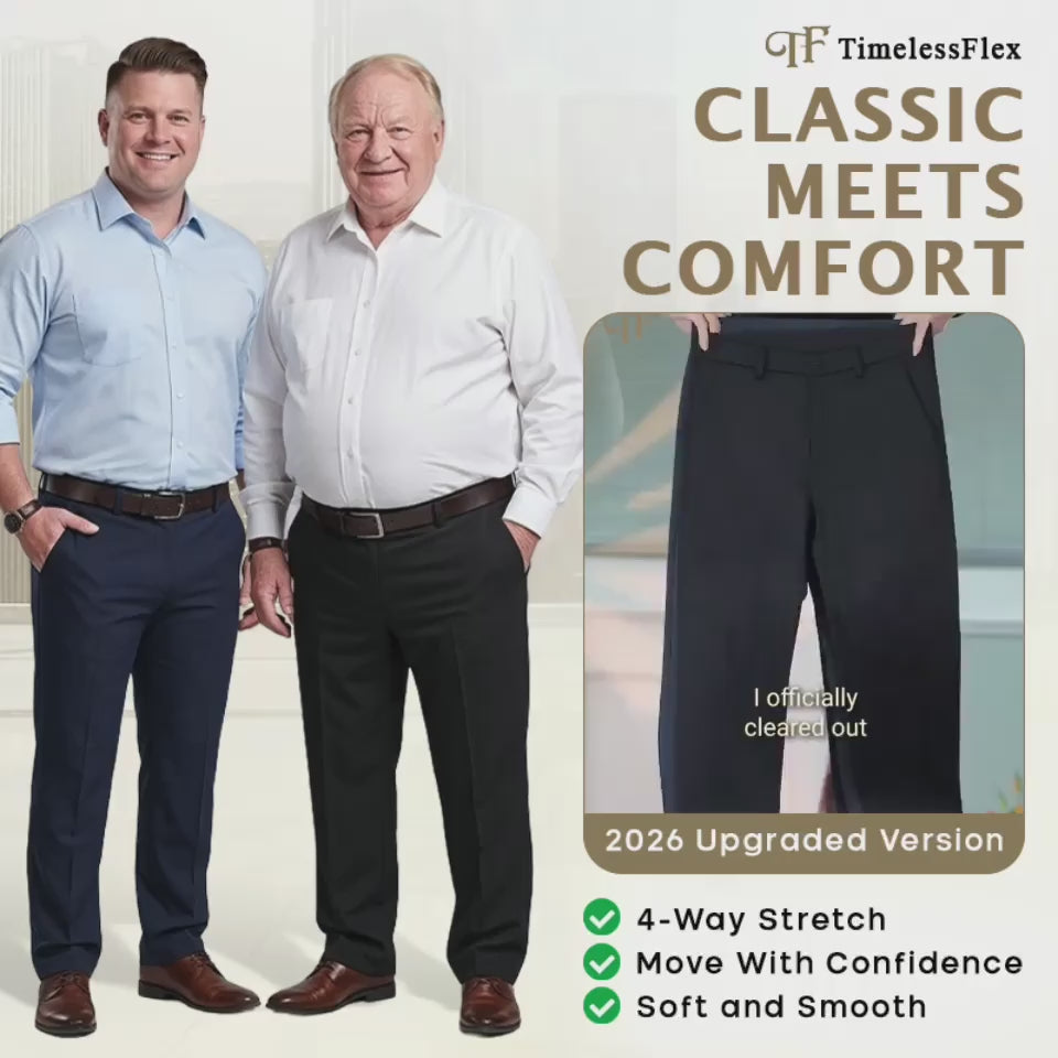 Pure TimelessFlex – Classic Straight Fit 4-Way Stretch Pants