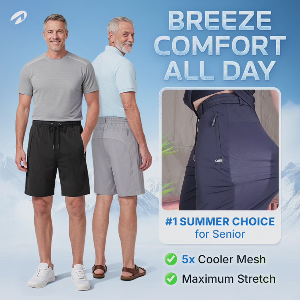 Pure™  ArcticMove - Ultra-Breathable Ice Silk Stretch Shorts