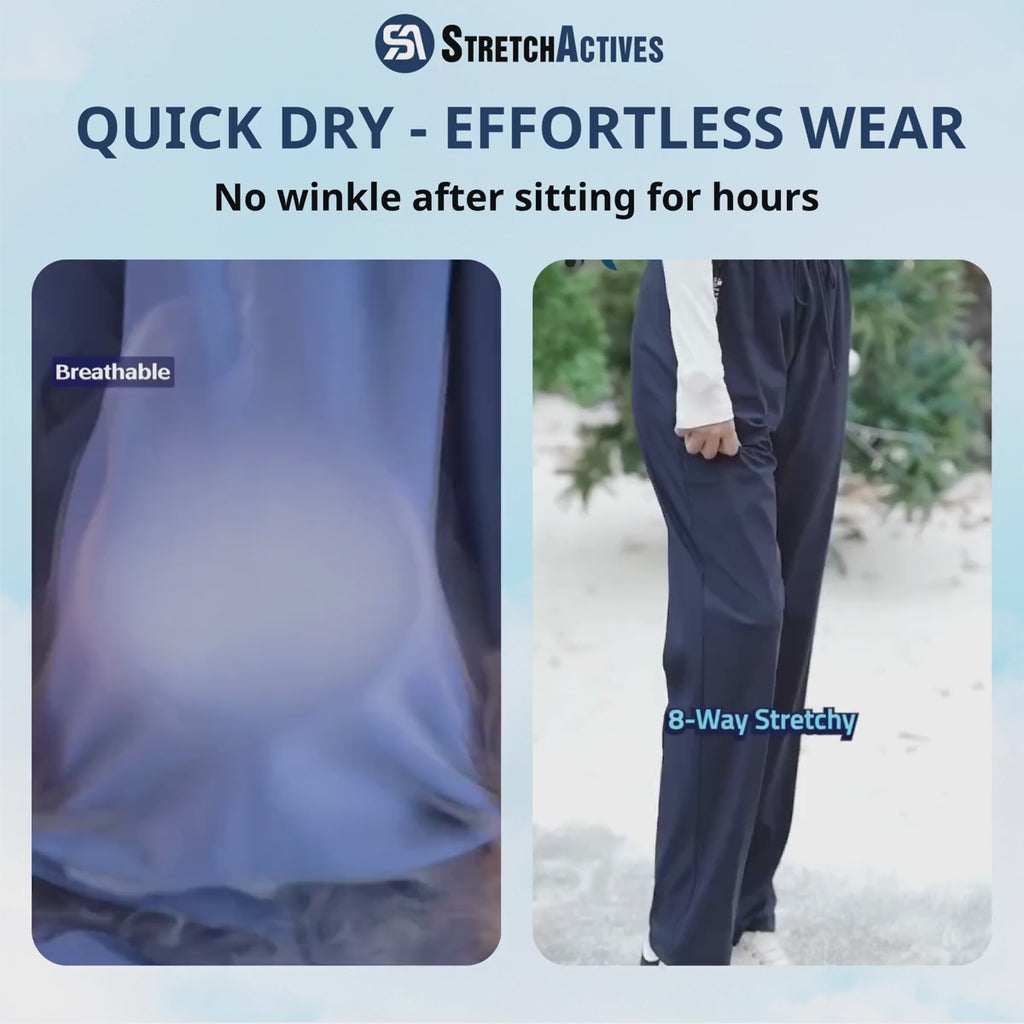 Pure StretchActive - NEW YEAR'S SALE 57% OFF - Women's Ultra Soft Stretch Perfect Drape Casual Pants
